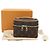 Louis Vuitton Nano Cosmetic Pouch Marrone Coated Canvas