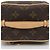 Louis Vuitton Nano Cosmetic Pouch Marrone Coated Canvas - vista 6