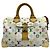 Louis Vuitton Borsa Tote Speedy Monogram Multicolor Canvas White - vista 11