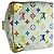 Louis Vuitton Borsa Tote Speedy Monogram Multicolor Canvas White - vista 16