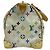 Louis Vuitton Borsa Tote Speedy Monogram Multicolor Canvas White - vista 3