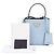 Prada Borsa Tote e a Tracolla in Pelle Saffiano Astral Blue