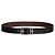 Hermès Reversible Men's Belt Black Chocolate