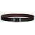 Hermès Reversible Men's Belt Black Chocolate - view 2