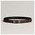 Hermès Reversible Men's Belt Black Chocolate - view 3