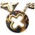Louis Vuitton Portachiavi e ciondolo per borsa Insolence Leopard Gold Monogram Flower - vista 2