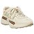Gucci Leder-Sneaker mit Logo Ivory
