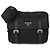 Borsa a tracolla Prada in nylon nero