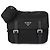 Borsa a tracolla Prada in nylon nero - vista 3