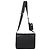 Borsa a tracolla Prada in nylon nero - vista 5