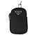 Borsa a tracolla Prada in nylon nero - vista 9