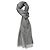 Gucci Sciarpa in jacquard di lana e seta GG Grey