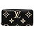 Louis Vuitton Black Epent Leather Long Wallet