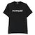 Moncler Baumwoll-T-Shirt mit Logo Dunkelblau