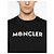 Moncler Baumwoll-T-Shirt mit Logo Dunkelblau - Ansicht 7