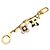Louis Vuitton Portachiavi e charm per borsa Blooming Flower Chain - vista 2