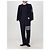 Thom Browne Wool Jersey 4-Bar T-Shirt Navy - Ansicht 5