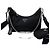 Prada Borsa Hobo Crossbody in Nylon Multi Tessuto con Catena Nero
