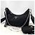 Prada Borsa Hobo Crossbody in Nylon Multi Tessuto con Catena Nero - vista 2