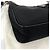 Prada Borsa Hobo Crossbody in Nylon Multi Tessuto con Catena Nero - vista 8
