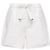 Bermudas Moncler de popelina de algodón blanco - vista 4