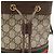 Gucci Mini Borsa Secchiello Ophidia GG Marrone - vista 2