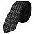Dolce & Gabbana Dark Gray Jacquard Patterned Silk Adjustable Men Tie