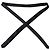 Dolce & Gabbana Black Solid % Silk Adjustable Tie - view 2