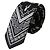 Dolce & Gabbana Black Patterned %Silk Adjustable Tie - view 2