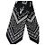 Dolce & Gabbana Black Patterned %Silk Adjustable Tie - view 4
