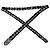 Dolce & Gabbana Black Patterned %Silk Adjustable Tie - view 5