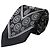 Dolce & Gabbana Dark Gray Patterned %Silk Adjustable Tie