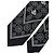 Dolce & Gabbana Dark Gray Patterned %Silk Adjustable Tie - view 3