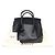 Bally Borsa Tote Media in Vitello Grana Nero - vista 2