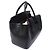 Bally Borsa Tote Media in Vitello Grana Nero - vista 4