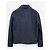 Fendi Giacca camicia in denim navy con patch logo - vista 2