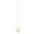 Dior Collana Trifoglio Lucida da Donna (Gold) - vista 3