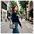 Burberry Borsa a tracolla piccola camera in pelle e tela Check Canvas Beige - vista 10