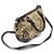 Gucci Sukey Top Handle in pelle marrone con logo GG - vista 3