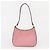 Miu Miu Borsa a tracolla hobo Madris Leather Gold Logo Rosa - vista 2