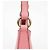 Miu Miu Borsa a tracolla hobo Madris Leather Gold Logo Rosa - vista 6