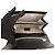 Gucci Borsa a catena Small Interlocking GG Nero Oro - vista 12