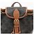 Céline Mini Mochila Triope Canvas Polco Tan - vista 3