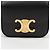 Céline Mini Cloud in vitello lucido nero - vista 2