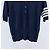 Thom Browne Kurzarm-Strickpolo in Navy mit diagonalem Armband - Ansicht 3