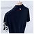 Thom Browne Kurzarm-Strickpolo in Navy mit diagonalem Armband - Ansicht 5