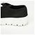 Prada Sneakers platform in gabardine con logo Triangle Nero - vista 12