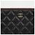 Chanel Clutch Classic Large Caviar Nera con Hardware Dorato - vista 3