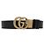 Gucci Double Buckle Reversible Leather Belt - view 2