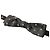 Dolce & Gabbana Dark Gray Patterned Silk Adjustable Men Neck Papillon Bow Tie - view 2